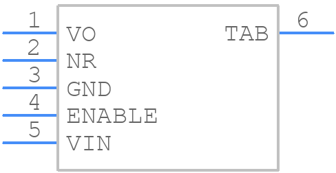REG103FA-5KTTT - Texas Instruments - PCB symbol