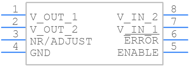 REG103UA-A/2K5 - Texas Instruments - PCB symbol