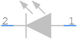 VLHW5100 - Vishay - PCB symbol