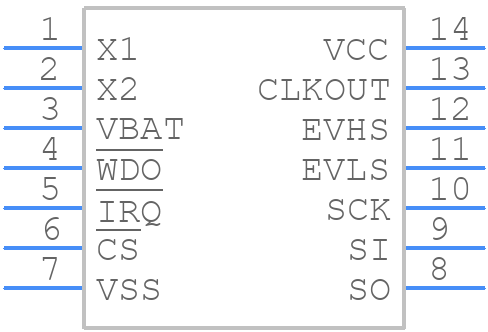 MCP795W10-I/ST - Microchip - PCB symbol