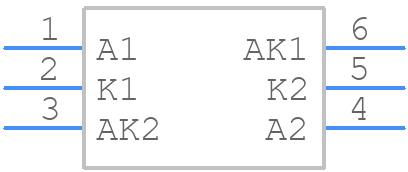 BAV99HDW-13 - Diodes Incorporated - PCB symbol