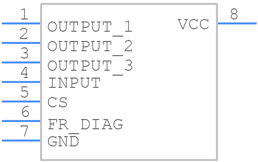 VN7003ALHTR - STMicroelectronics - PCB symbol