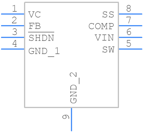 LT1946EMS8E#PBF - Analog Devices - PCB symbol