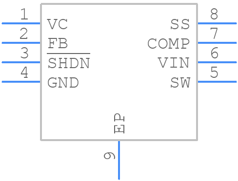 LT1946EMS8E#TRPBF - Analog Devices - PCB symbol