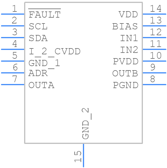 LM48100QMHX/NOPB - Texas Instruments - PCB symbol