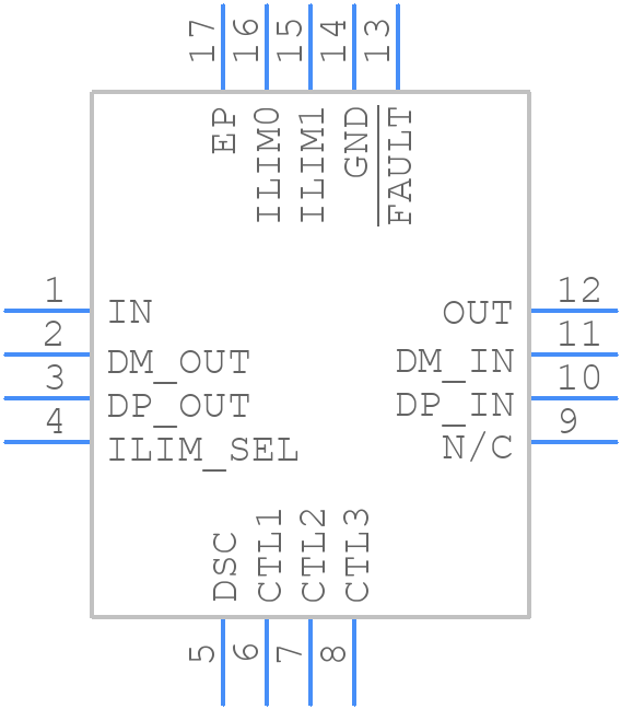 TPS2541RTER - Texas Instruments - PCB symbol