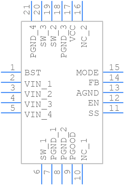 TPS56C230RJER - Texas Instruments - PCB symbol