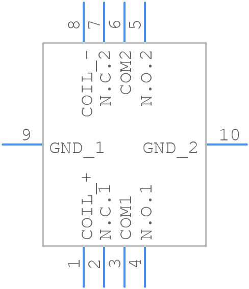 G6K-2F-RF-DC5 - OMRON Electronics - PCB symbol