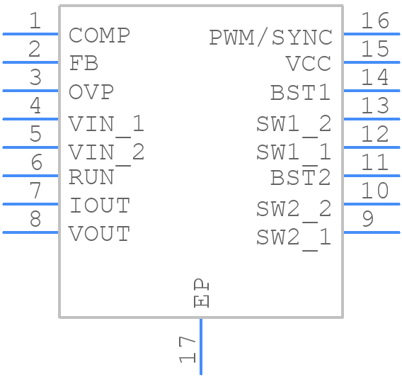 LTC3112MPDHD#PBF - Analog Devices - PCB symbol