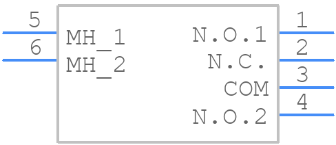 JSM07011SAQNR - LITTELFUSE - PCB symbol