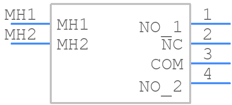 JSM07011SAQNL - C & K COMPONENTS - PCB symbol