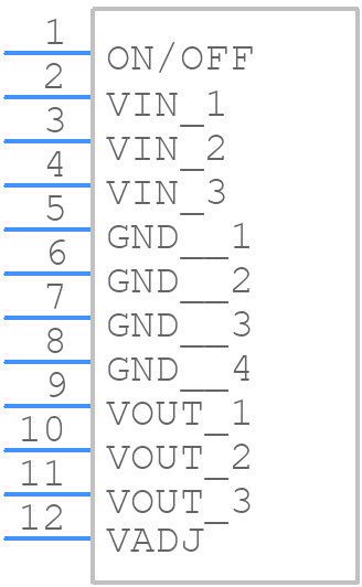 R-735.0P - RECOM Power - PCB symbol