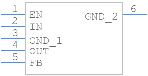 TPS79533DCQR - Texas Instruments - PCB symbol
