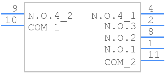 A6KS-104RF-P - OMRON Electronics - PCB symbol