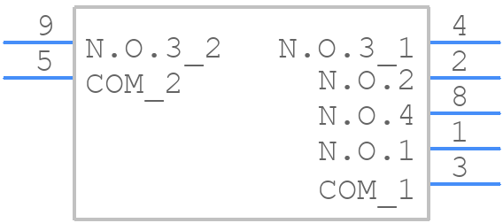A6KS-164RF-P - OMRON Electronics - PCB symbol