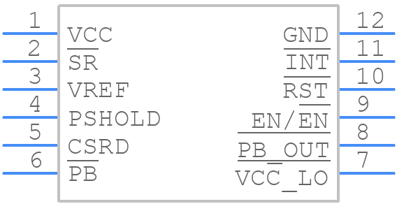 STM6601CQ2BDM6F - STMicroelectronics - PCB symbol