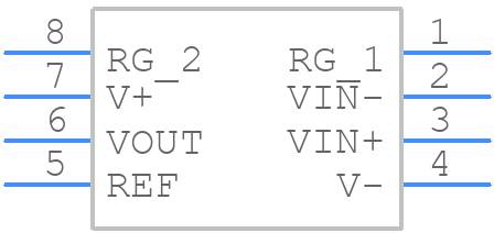 INA333SHKQ - Texas Instruments - PCB symbol