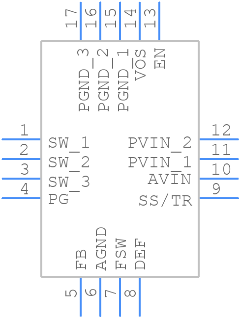 TPS62150ARGTR - Texas Instruments - PCB symbol