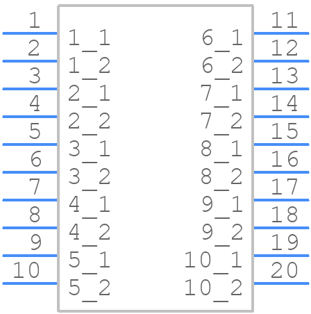 0439151403 - Molex - PCB symbol