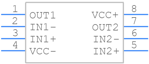 MC33078DG4 - Texas Instruments - PCB symbol