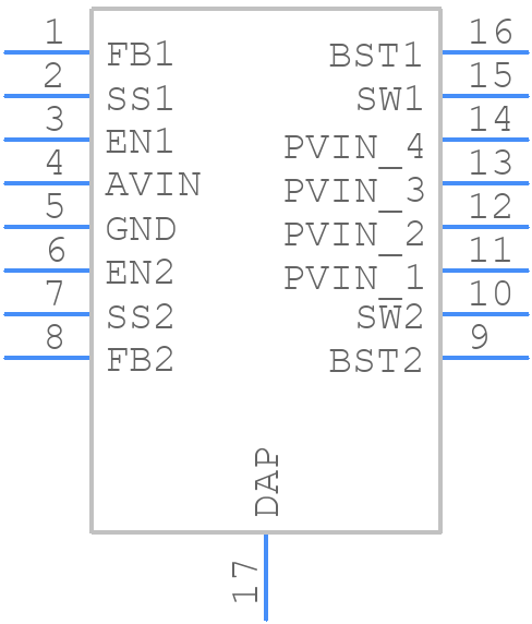 LM26400YMHX/NOPB - Texas Instruments - PCB symbol