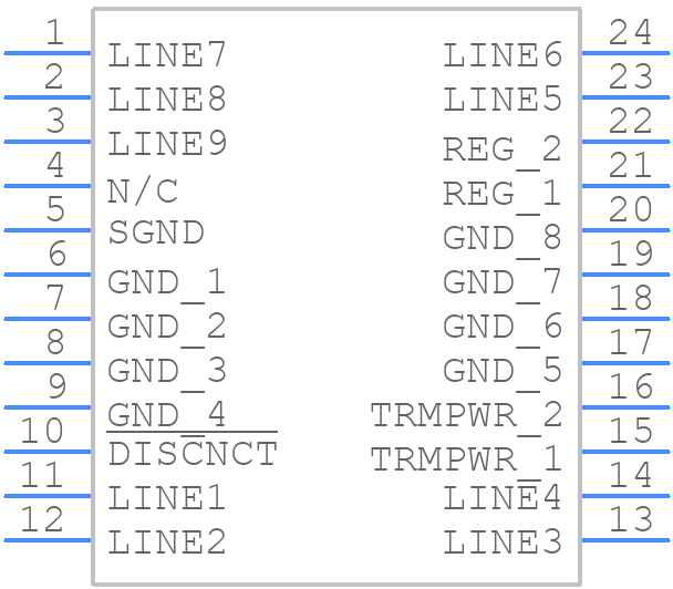 UCC5606PWPTR - Texas Instruments - PCB symbol