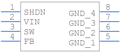 MIC4680YM - Microchip - PCB symbol