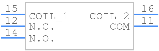 40.31.9.006.0000 - FINDER - PCB symbol