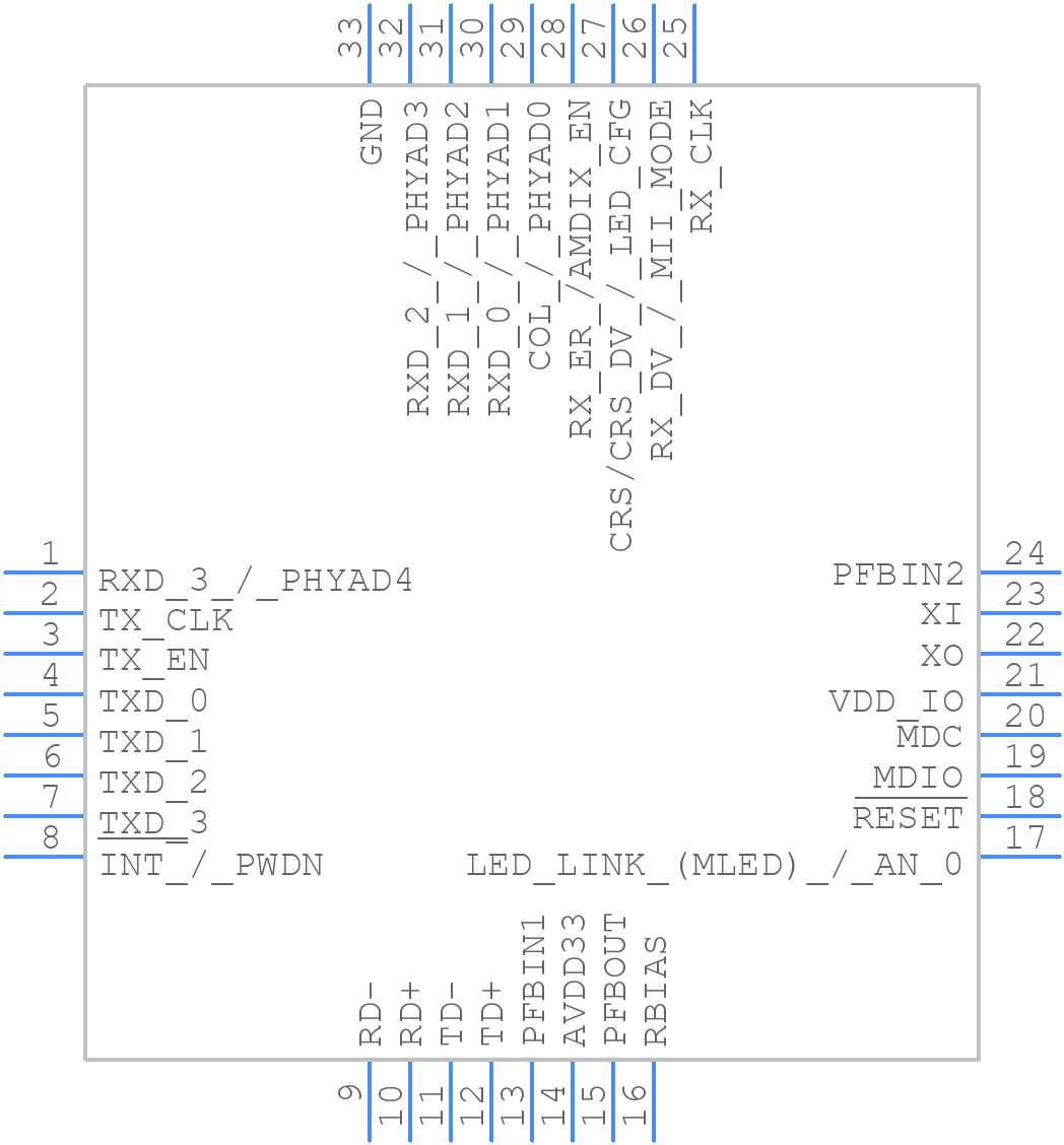 TLK106LRHBT - Texas Instruments - PCB symbol