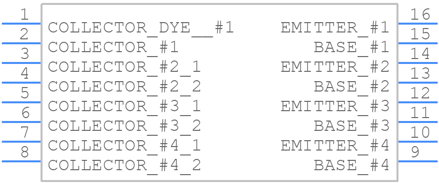 MMPQ3906 - onsemi - PCB symbol