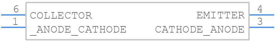 TLP184(Y-TPL,SE - Toshiba - PCB symbol