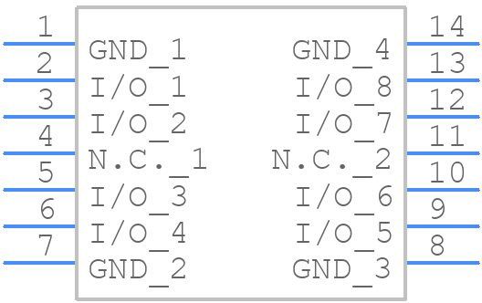 SMDA05C-8.TBT - SEMTECH - PCB symbol