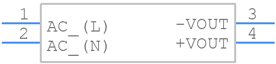 TMF 05115 - Traco Power - PCB symbol