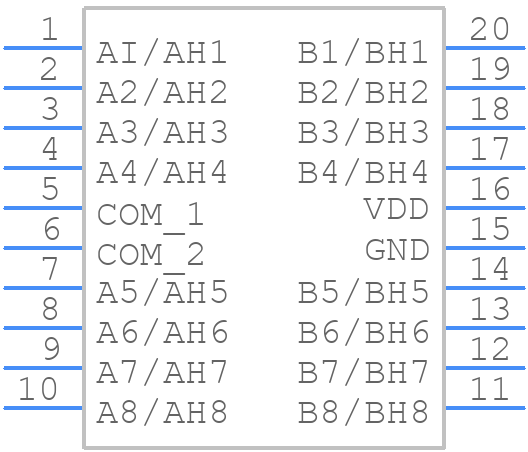 SI8380P-IU - Silicon Labs - PCB symbol