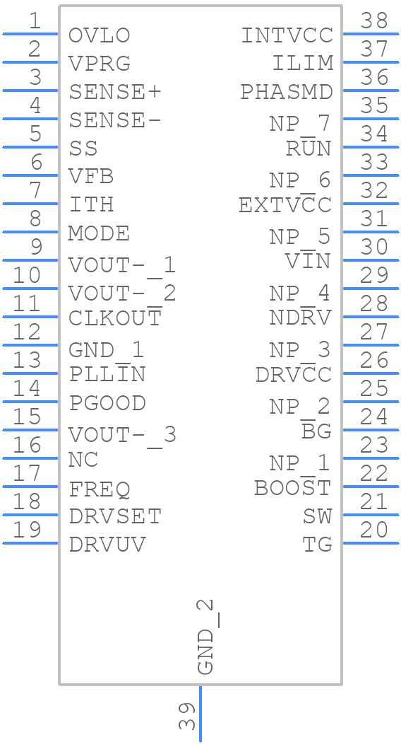 LTC3896EFE#PBF - Analog Devices - PCB symbol