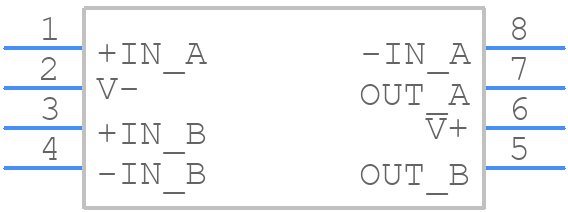 LT1078IS8 - Analog Devices - PCB symbol