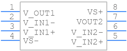 OPA2836IDR - Texas Instruments - PCB symbol