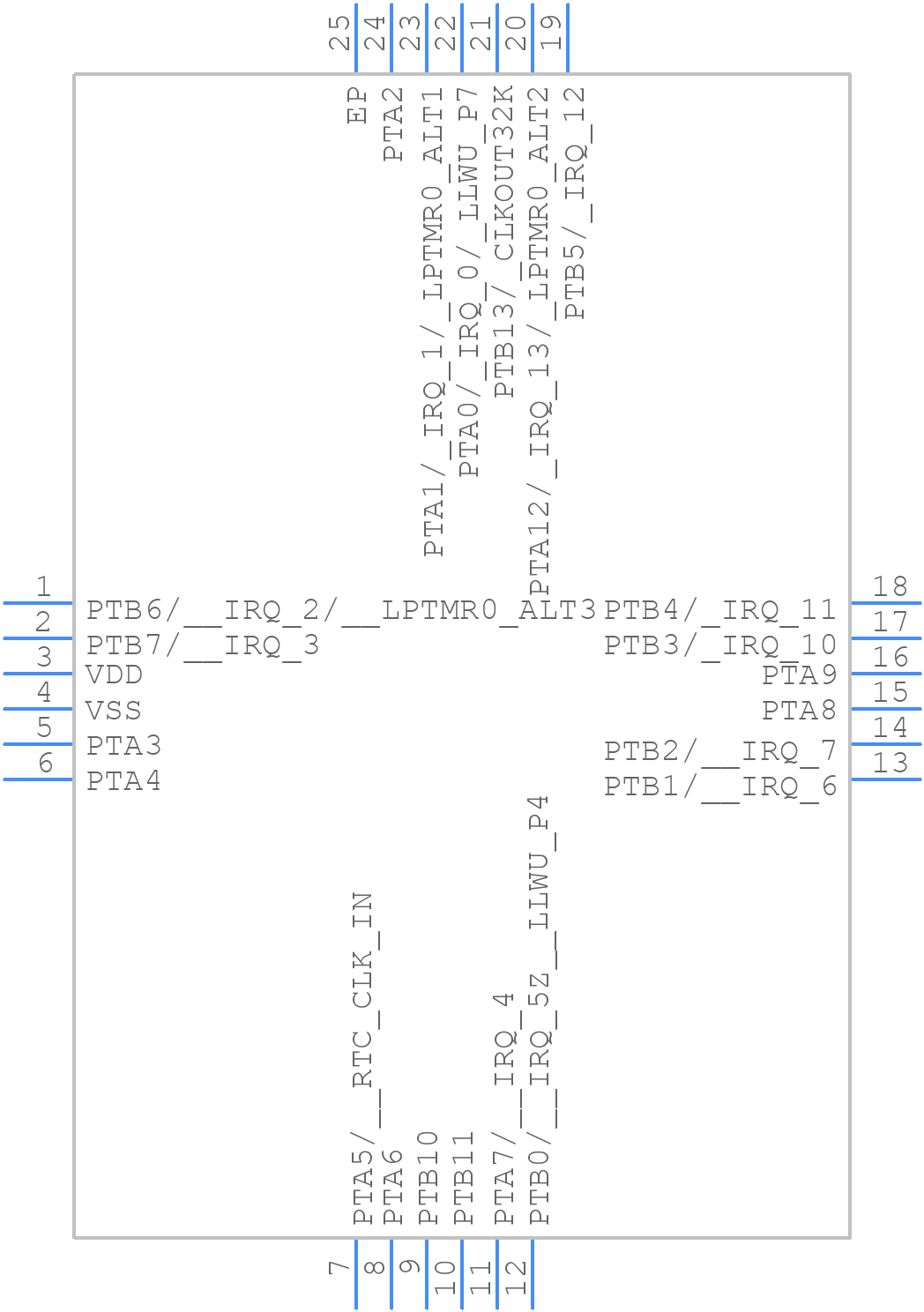 MKL03Z8VFK4 - NXP - PCB symbol