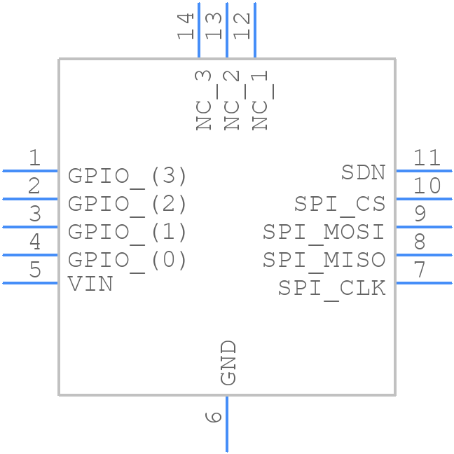 SPSGRFC-433 - STMicroelectronics - PCB symbol