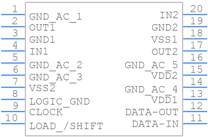 LM1972MX/NOPB - Texas Instruments - PCB symbol