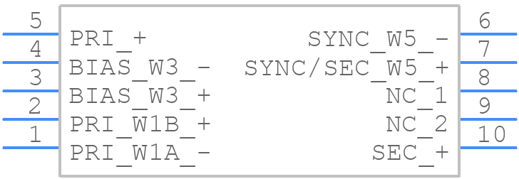 NA6223-ALD - COILCRAFT - PCB symbol