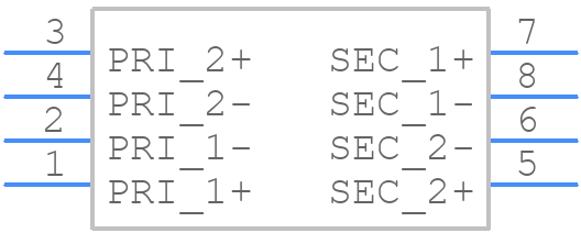 LP-24-1000 - Bel - PCB symbol