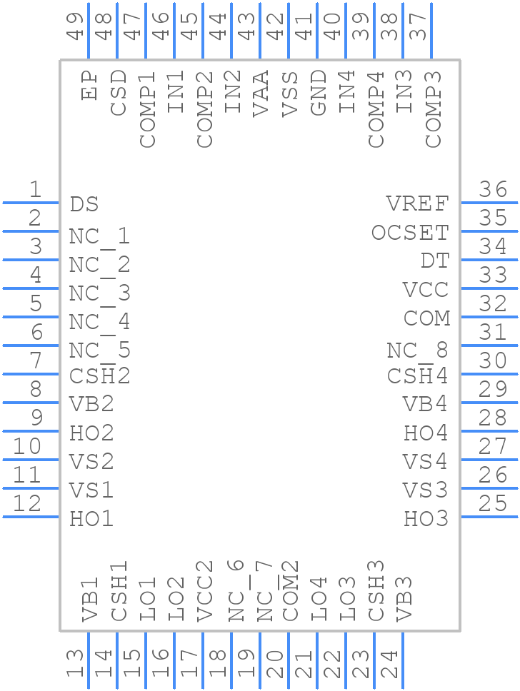 IRS2093MTRPBF - Infineon - PCB symbol