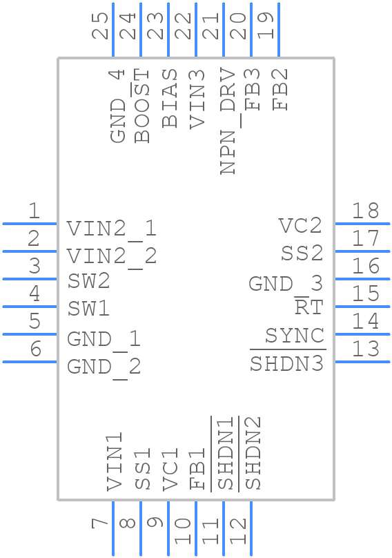 LT3570IUF#PBF - Analog Devices - PCB symbol