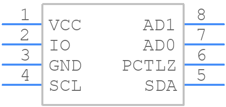 DS2482-100 - Analog Devices - PCB symbol