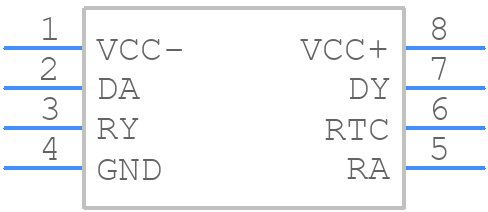 SN751701P - Texas Instruments - PCB symbol