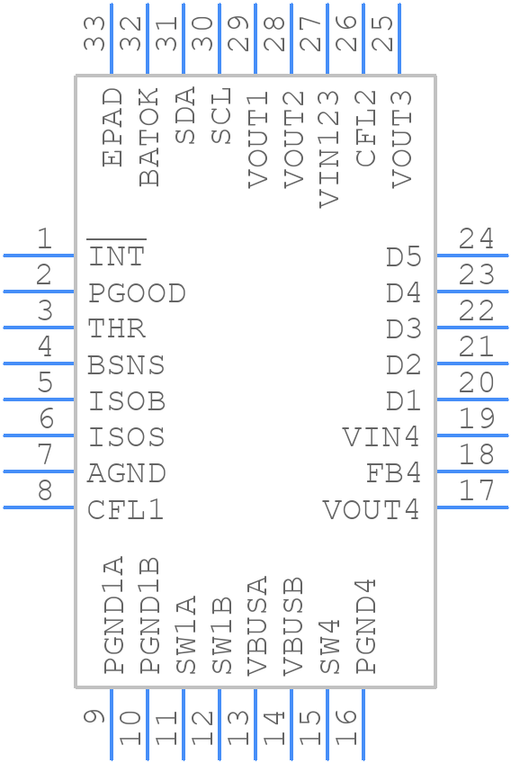 ADP5350ACPZ-1-R7 - Analog Devices - PCB symbol