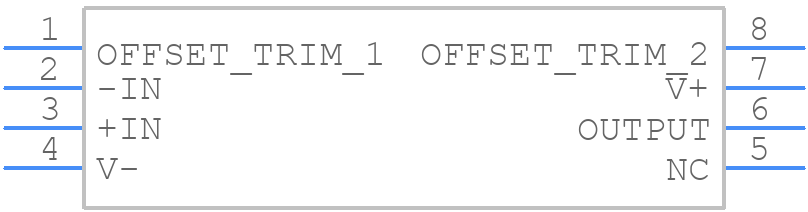 OPA2277UG4 - Texas Instruments - PCB symbol