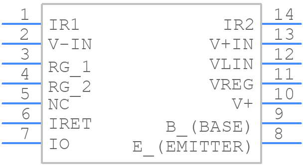 XTR105UG4 - Texas Instruments - PCB symbol