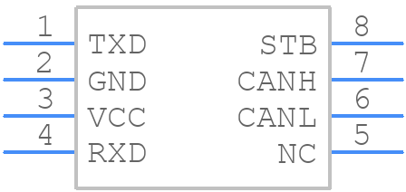 TCAN1042HD - Texas Instruments - PCB symbol
